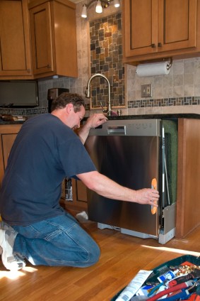 Reese Repairs, LLC handyman Installing dishwasher